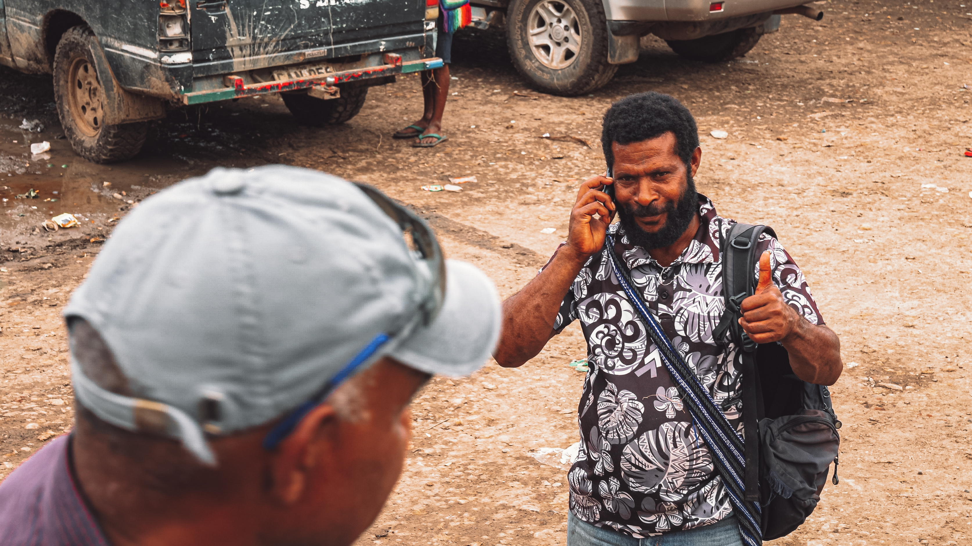 man using a mobile phone
